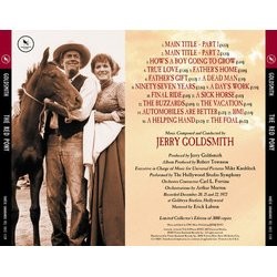The Red Pony Soundtrack (Jerry Goldsmith) - CD Achterzijde