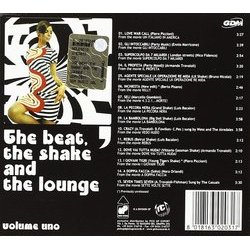 The Beat, The Shake and The Lounge, Vol. 1 Soundtrack (Various Artists) - CD Achterzijde