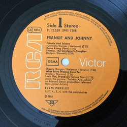 Frankie and Johnny Soundtrack (Various Artists, Fred Karger, Elvis Presley) - cd-inlay