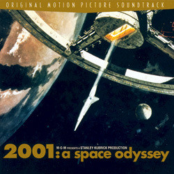 2001: A Space Odyssey Soundtrack (Aram Khachaturian, Gyorgy Ligeti, Johann Strauss, Richard Strauss) - CD cover