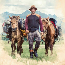 Jens i Mongolia Soundtrack (Raymond Enoksen) - CD cover