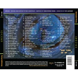 Species Soundtrack (Christopher Young) - CD Achterzijde