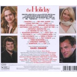 The Holiday Soundtrack (Hans Zimmer) - CD Achterzijde