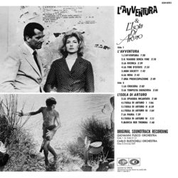 L'Avventura / L'Isola di Arturo Soundtrack (Giovanni Fusco, Carlo Rustichelli) - CD Achterzijde