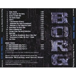 Star Trek: Borg Soundtrack (Kevin Kiner, Dennis McCarthy) - CD Achterzijde