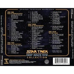 Star Trek: Deep Space Nine Soundtrack (Paul Baillargeon, David Bell, Richard Bellis, Jay Chattaway, John Debney, Dennis McCarthy, Gregory Smith) - CD Achterzijde