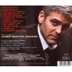 Michael Clayton Soundtrack (James Newton Howard) - CD Achterzijde