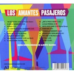 Los Amantes Pasajeros Soundtrack (Alberto Iglesias) - CD Achterzijde