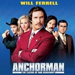 Anchorman: The Legend of Ron Burgundy Soundtrack (Various Artists) - CD cover