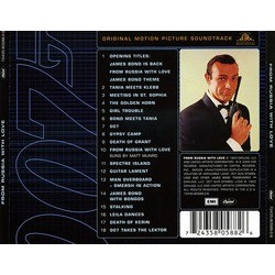 From Russia with Love Soundtrack (John Barry) - CD Achterzijde