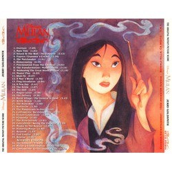Mulan Soundtrack (Jerry Goldsmith) - CD Achterzijde
