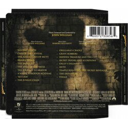 Indiana Jones and the Kingdom of the Crystal Skull Soundtrack (John Williams) - CD Achterzijde