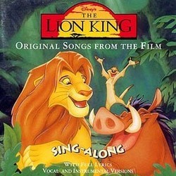 The Lion King: Sing-Along Soundtrack (Various Artists) - CD cover