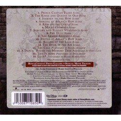 The Chronicles of Narnia: Prince Caspian Soundtrack (Harry Gregson-Williams) - CD Achterzijde