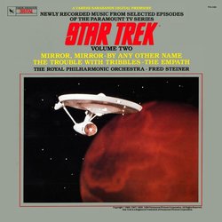 Star Trek: Volume Two Soundtrack (Alexander Courage, George Duning, Jerry Fielding, Fred Steiner) - CD cover