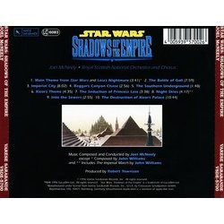 Star Wars: Shadows of the Empire Soundtrack (Joel McNeely) - CD Achterzijde