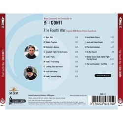 The Fourth War Soundtrack (Bill Conti) - CD Achterzijde