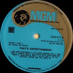 That's Entertainment! Soundtrack (Various Artists, Original Cast, Henry Mancini) - cd-inlay