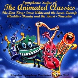 Symphonic Suites of the Animated Classics Soundtrack (Various Artists, Kingston Symphony) - CD cover