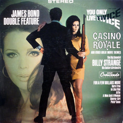 James Bond Double Feature: You Only Live Twice / Casino Royale Soundtrack (Burt Bacharach, John Barry, Alexander Faris, Jerry Goldsmith, Francis Lai, Henry Mancini, Ennio Morricone, Sonny Rollins) - CD cover