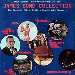 James Bond 10th Anniversary Soundtrack (Various Artists, John Barry, Monty Norman) - CD cover
