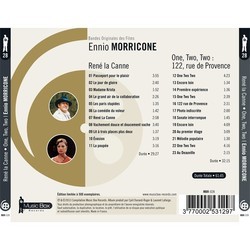 Ren la Canne / One, Two, Two: 122 rue de Provence Soundtrack (Ennio Morricone) - CD Achterzijde
