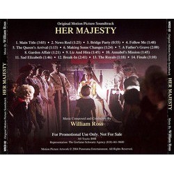Her Majesty Soundtrack (William Ross) - CD Achterzijde