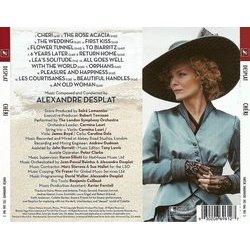 Chri Soundtrack (Alexandre Desplat) - CD Achterzijde