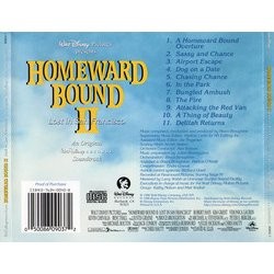 Homeward Bound II: Lost in San Francisco Soundtrack (Bruce Broughton) - CD Achterzijde