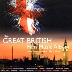 Great British Film Music: Sixty Glorious Years 1938-1998 Soundtrack (Various Artists) - CD cover