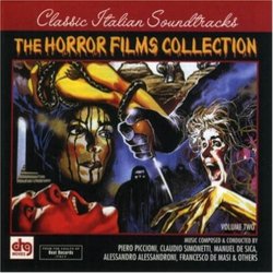 The Horror Films Collection volume two Soundtrack (Alessandro Alessandroni, Various Artists, Francesco De Masi, Manuel De Sica, Piero Piccioni, Claudio Simonetti) - CD cover