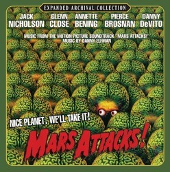 Mars Attacks! Soundtrack (Danny Elfman) - CD cover
