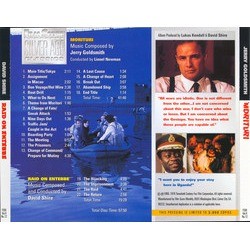 Morituri/Raid on Entebbe Soundtrack (Jerry Goldsmith, David Shire) - CD Achterzijde