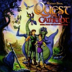 Quest for Camelot Soundtrack (Various Artists, Patrick Doyle) - CD cover