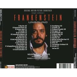 Frankenstein Unbound Soundtrack (Carl Davis) - CD Achterzijde