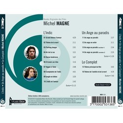 L'Indic / Un Ange au Paradis / Le Complot Soundtrack (Michel Magne) - CD cover