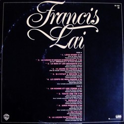 Francis Lai: Ses plus Belles Musiques de Films Soundtrack (Francis Lai) - CD Achterzijde