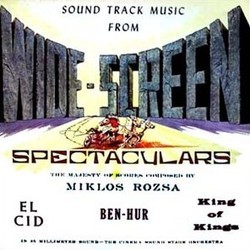 Sound Track Music From Wide-Screen Spectaculars Soundtrack (Mikls Rzsa) - CD cover