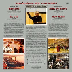 Miklos Rozsa Epic Film Scores Soundtrack (Mikls Rzsa) - CD Achterzijde