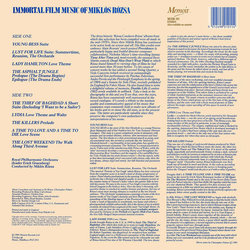 Immortal Film Music of Mikls Rzsa Soundtrack (Mikls Rzsa) - CD Achterzijde