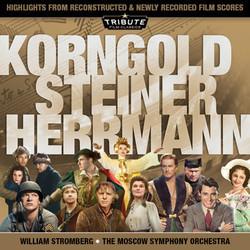Korngold / Steiner / Herrmann Soundtrack (Bernard Herrmann, Erich Wolfgang Korngold, Max Steiner) - CD cover