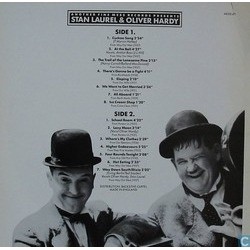 Stan Laurel & Oliver Hardy 1 Soundtrack (Marvin Hatley, Leroy Shield) - CD Achterzijde