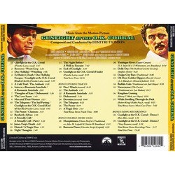 Gunfight at the O.K. Corral Soundtrack (Dimitri Tiomkin) - CD Achterzijde