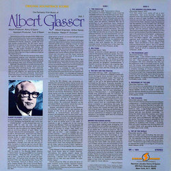 The Fantastic Film Music of Albert Glasser Soundtrack (Albert Glasser) - CD Achterzijde