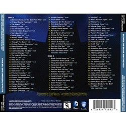 Batman: The Brave and the Bold Soundtrack (Kristopher Carter, Michael McCuistion, Lolita Ritmanis) - CD Achterzijde