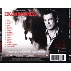 Edge of Darkness Soundtrack (Howard Shore) - CD Achterzijde