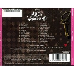 Alice in Wonderland Soundtrack (Danny Elfman) - CD Achterzijde