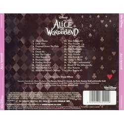 Alice in Wonderland Soundtrack (Danny Elfman) - CD Achterzijde