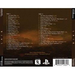 Lair Soundtrack (John Debney, Kevin Kaska) - CD Achterzijde
