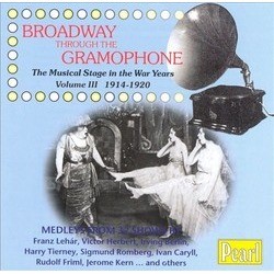 Broadway Through the Gramophone, Vol. 3 Soundtrack (Various Artists) - CD cover